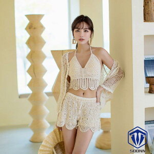 水着レディース 3点セットガールズ スイムウェア スイミング 海水浴 温泉 ビーチ ミズギ 可愛い 白