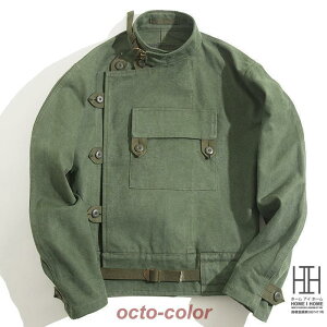 C_[XWPbg Y [^[TCNWPbg 傫TCY 21ozLoX  oCNWPbg WEDISH MOTORCYCLE JACKET Army ~^[