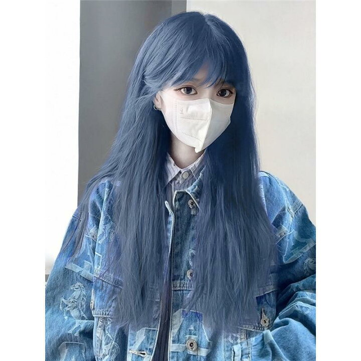 楽天市場】ウィッグ ロング 自然 女性 セミロング ストレート メッシュ 