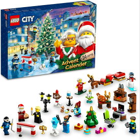 【日本正規品】レゴ(LEGO) シティ アドベントカレンダー 2023 クリスマスプレゼント 子供 おもちゃ 玩具 男の子 女の子 クリスマス ギフト ブロック プレゼント 乗り物 のりもの 街づくり 5歳 ~ 60381