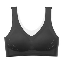 【5％OFF★1点OK！】接触冷感 ブラ ブラジャー 新タイプ追加 NEW 送料無料 夏 メッシュ 涼しい 夏ブラ 涼しいブラ ノンワイヤー 速乾ブラジャー スポーツブラ 揺れない 蒸れない M~5XL選べる 吸汗 紙より薄いブラ レディース 抗菌防臭