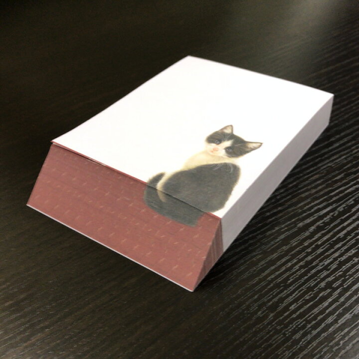 楽天市場 有名画家斜めカットメモブロック トゥイネン フランシャンの子猫 メモ帳 ノートブロック 一筆箋 ネコ イラスト 輸入文房具 ステーショナリー雑貨 Nbh694 ユージニア 楽天市場店