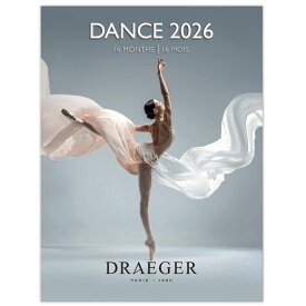 ドレジャー 2026年 スモールカレンダー DANCE ダンス 壁掛け 踊り子 スケジュール管理 祝日シール付き