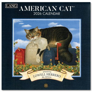 2026N LANG ~jJ_[(A)uAMERICAN CAT/AJ̔Lv 18×18cm Ǌ|  A[g