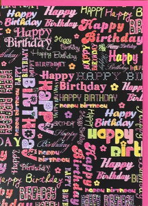 �O���[�e�B���O�J�[�h �a���� �o�[�X�f�[ TRACKS�}�W�b�N�uHAPPY BIRTHDAY�v ����175×127mm ���b�Z�[�W�J�[�h �������蕕���t�� �M�t�g(H149)