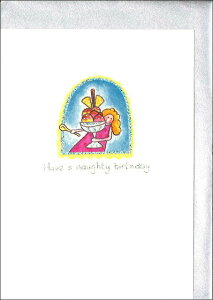 O[eBOJ[h a o[Xf[uHave a naughty birthdayv 115×161mm Vo[ bZ[WJ[h  ^TCY AG(HSC229)