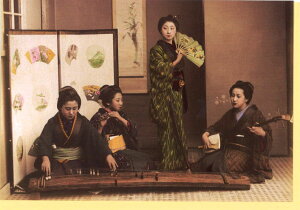 グリーティングカード 多目的 和の原点「江戸時代末期の日本」封筒180×125mm カラー写真 メッセージカード 輸入雑貨(NC6213)