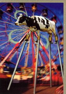 O[eBOJ[h ړI EVV[YuCARNIVAL COWv 180×125mm  J[ʐ^ bZ[WJ[h AG(NC6267)