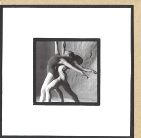 グリーティングカード 多目的 モノクロ写真 クローズリー「ダンスをする二人」 封筒147×147mm 窓付き メッセージカード(CLG4001)