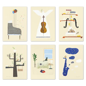 |XgJ[h6Zbg CXg Rca 105×150mm G{ CXg[^[ ʉ y   bZ[WJ[h Xւ͂(YKY-SET12)