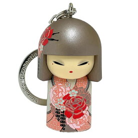 Kimmidoll キーホルダー フィギュア こけし人形 母の日 ギフト(YUMIKO/ユミコ)