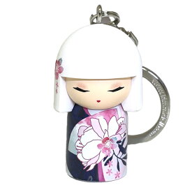 Kimmidoll キーホルダー フィギュア こけし人形 母の日 ギフト(HIROKO/ヒロコ)