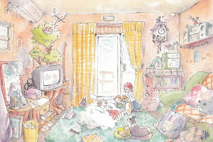 |XgJ[h CXg 킢݂ȁu@g̉Ɓv100×150mm Xւ͂ bZ[WJ[h CXg[^[ 킢