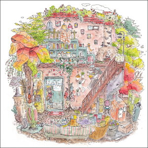 XNGA|XgJ[h CXg 킢݂ȁuX̎G݉v148×148mm Xւ͂ bZ[WJ[h 킢(MKS-011)