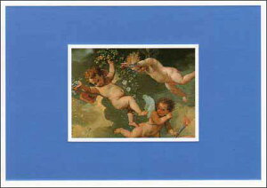 ポストカード アート プッサン「ネプトゥヌスとアンフィトリテの勝利」105×150mm 名画 メッセージカード 郵便はがき コレクション(CN040)