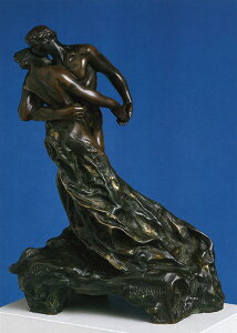 ポストカード アート クローデル「ワルツ」105×148mm 名画 彫刻家 メッセージカード 郵便はがき コレクション(VD6024)