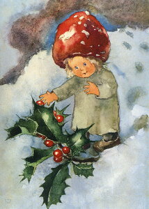 |XgJ[h A[g NX}X EF[o[u~̐Ԃʎv105×148mm  bZ[WJ[h Xւ͂ RNV(VD8805)