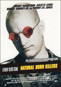 ポストカード シネマ「ナチュラル・ボーン・キラーズ」(スリラー映画)「ウディ・ハレルソン」(男優)105×150mm メッセージカード 郵便はがき ビンテージ ヴィンテージ