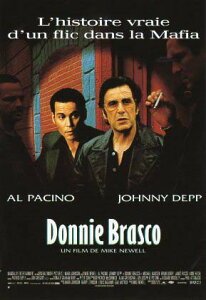 ポストカード シネマ「フェイク」(犯罪映画)「アル・パチーノ/ジョニー・デップ」(男優)105×150mm メッセージカード 郵便はがき ビンテージ ヴィンテージ