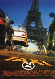 ポストカード シネマ「タクシー2」(スリラー/アクション映画)105×150mm メッセージカード 郵便はがき ビンテージ ヴィンテージ