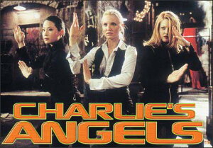 ポストカード シネマ「チャーリーズ・エンジェル(2000年)」(犯罪/スリラー映画)「ドリュー・バリモア/キャメロン・ディアス/ルーシー・リュー」(女優)105×150mm メッセージカード 洋画 ビンテ