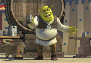 ポストカード シネマ「シュレック(2001年)」(ファンタジー/アドベンチャー/アニメーション映画)105×150mm 洋画 メッセージカード 郵便はがき