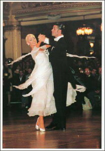 |XgJ[h J[ʐ^ BLACKPOOL FINALISTS Luca & Lorraine Baricchi 103×150mm Xւ͂ bZ[WJ[h