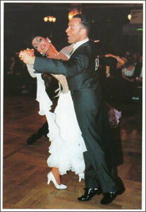 |XgJ[h J[ʐ^ BLACKPOOL FINALISTS Massimo Giorgianni & Alessia Manfredini 103×150mm Xւ͂ bZ[WJ[h