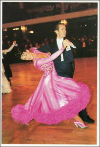 |XgJ[h J[ʐ^ BLACKPOOL FINALISTS Timothy Howson & Lanne Bolton 103×150mm Xւ͂ bZ[WJ[h