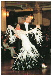 |XgJ[h J[ʐ^ BLACKPOOL FINALISTS Marcus & Karen Hilton 103×150mm Xւ͂ bZ[WJ[h