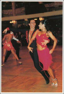 |XgJ[h J[ʐ^ BLACKPOOL FINALISTS Juuka Haapalainen & Sirpa Suutari 103×150mm Xւ͂ bZ[WJ[h