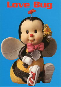 |XgJ[h J[ʐ^ IuLove Bugv105×150mm Xւ͂ bZ[WJ[h