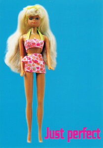 |XgJ[h J[ʐ^ ̎q̐l`uJust perfectv105×150mm Xւ͂ bZ[WJ[h(CT2293)