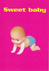 |XgJ[h J[ʐ^ 킢ԂuSweet babyv105×150mm Xւ͂ bZ[WJ[h