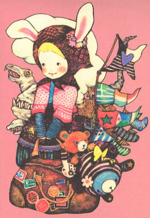 楽天市場 ポストカード イラスト 山田雨月 うさ耳の女の子 100 148mm Y 4 ユージニア 楽天市場店 楽天市場 ポストカード イラスト 山田雨月 うさ耳の女の子 100 148mm Y 4 ユージニア 楽天市場店