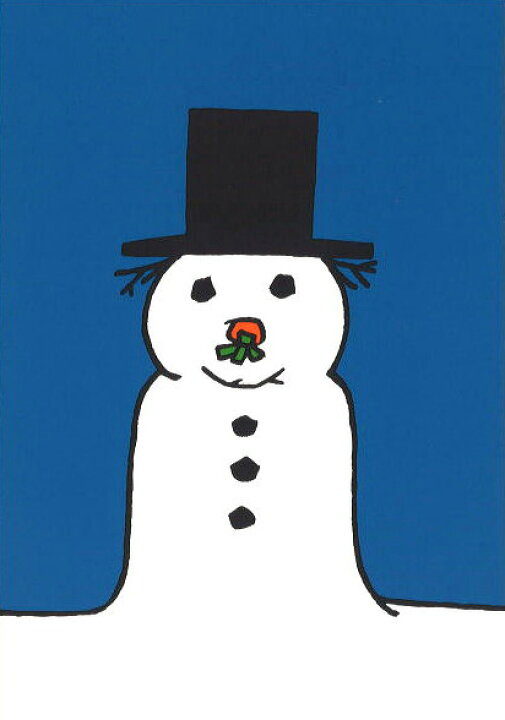 楽天市場 ポストカード イラスト ミッフィーシリーズ ディック ブルーナ 雪だるま スノーマン 105 150mm Miffy 絵本 キャラクター グッズ コレクション かわいい クリスマス オランダ製 Db071 ユージニア 楽天市場店