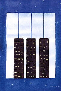 |XgJ[h CXg RcauBlue Night Cityv100×148mm G{ y y ~[WbN sAm X (KY092)