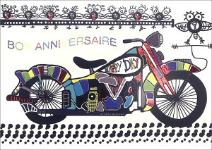 |XgJ[h CXguJtȃoCNv105×150mm H bZ[WJ[h 蕨(POP025)