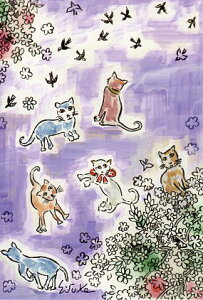 |XgJ[h A[g JpuŗVԔLv103×150mm Xւ͂ bZ[WJ[h a ̓(AU-012)