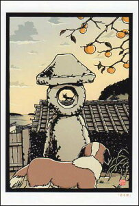 |XgJ[h CXg ؗ ؂G̐Eu]v100×148mm bZ[WJ[h Xւ͂