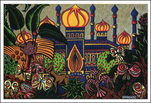 |XgJ[h A[g [UuAb[̒v105×150mm  bZ[WJ[h Xւ͂ RNV(HZN2446)