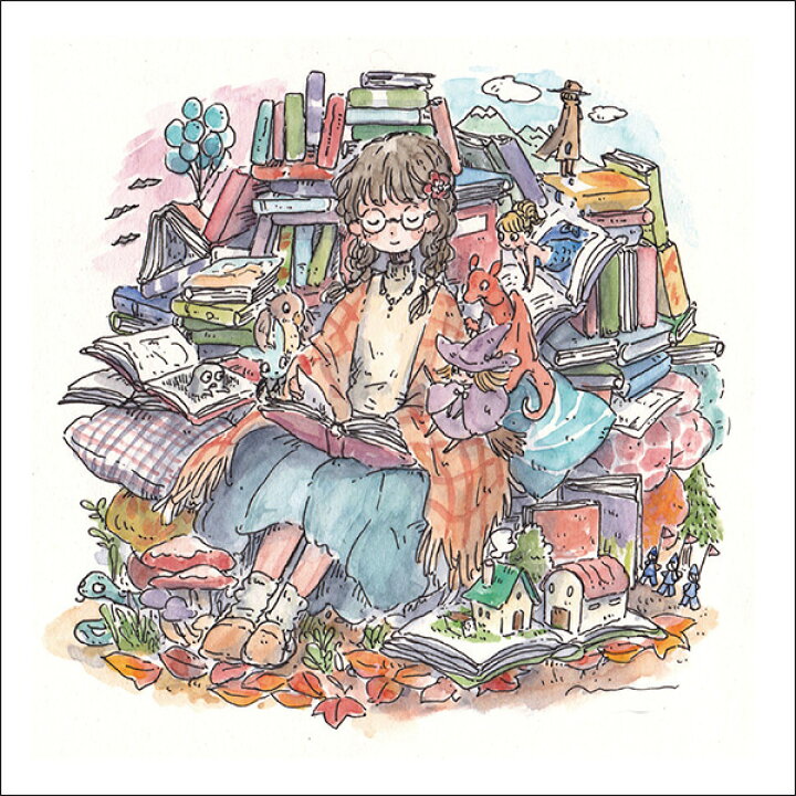 楽天市場 スクエアポストカード イラスト かわいみな みんなの出番は 148 148mm 郵便はがき メッセージカード イラストレーター かわいい Mks 010 ユージニア 楽天市場店