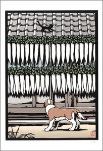 |XgJ[h CXg ؗ ؂G̐Eu卪v100×148mm bZ[WJ[h Xւ͂