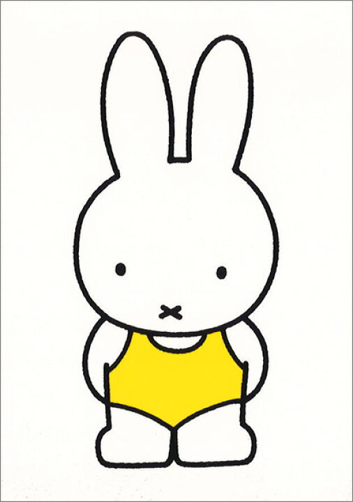 楽天市場 ポストカード イラスト ミッフィーシリーズ ディック ブルーナ 水着のミッフィー 105 150mm Miffy 絵本 キャラクター グッズ コレクション うさこ オランダ製 Db7 ユージニア 楽天市場店
