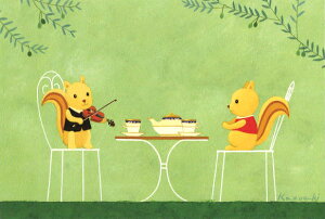 |XgJ[h CXg RcauߌTea Partyv100×148mm G{ y ~[WbN Xւ͂ bZ[WJ[h(KY110)