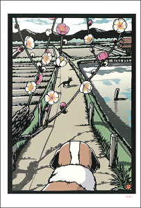 |XgJ[h CXg ؗ ؂G̐Eu~v100×148mm  bZ[WJ[h Xւ͂