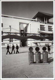 ポストカード モノクロ写真「音楽学校」105×150mm メッセージカード 郵便はがき ビンテージ ヴィンテージ 年代物