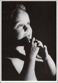 ポストカード モノクロ写真「願う子ども」105×150mm メッセージカード ビンテージ ヴィンテージ 年代物