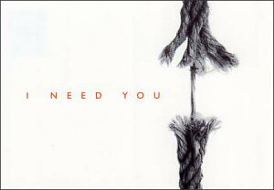 �|�X�g�J�[�h ���b�Z�[�W �J���g�[�G���uI NEED YOU/���Ȃ����K�v�v105×150mm �X�ւ͂���(K688)