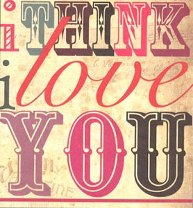 O[eBOJ[h yo^CzuI think I love youvyTCY/135×145mmzy̐F/zy/nz(VTG033)